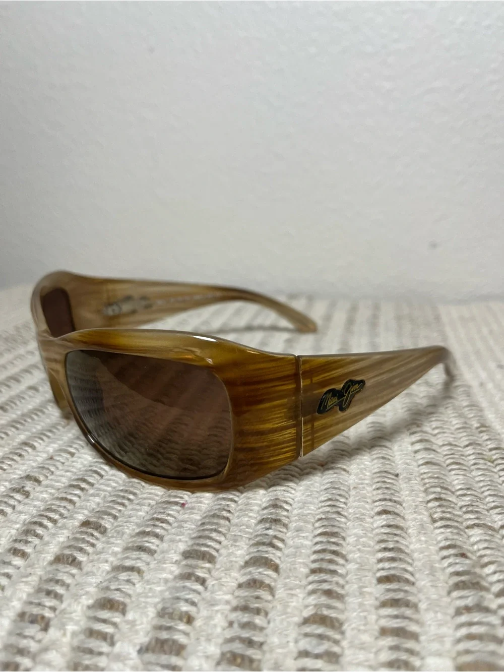 Maui Jim Brown Tortoiseshell Sunglasses with Brown Lenses